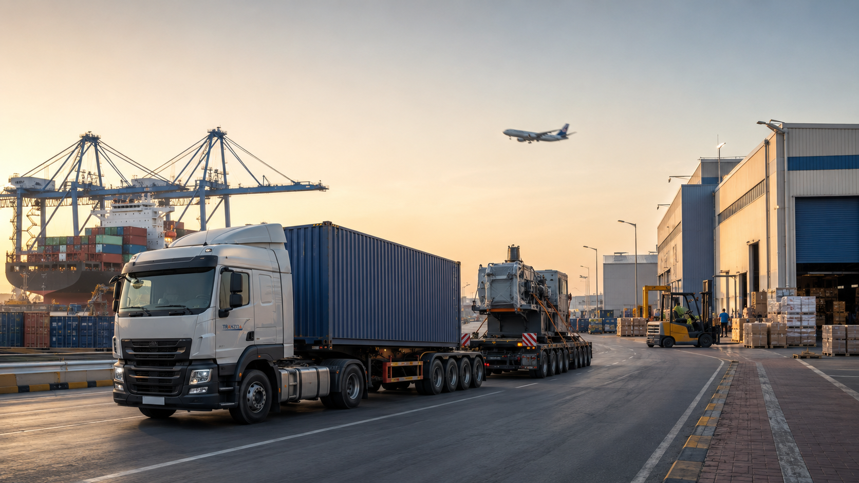 Transport and shipping companies in Egypt serving factories, importers, exporters and industrial cargo